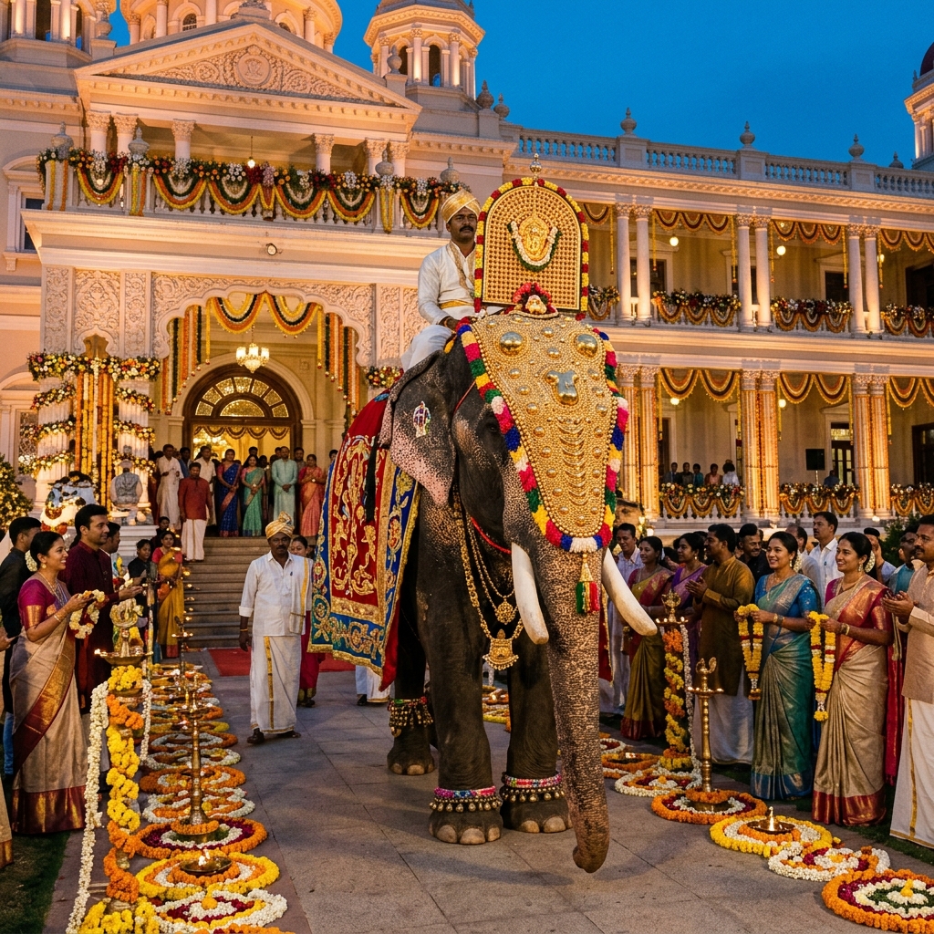 The Mysore Elephant Welcome
